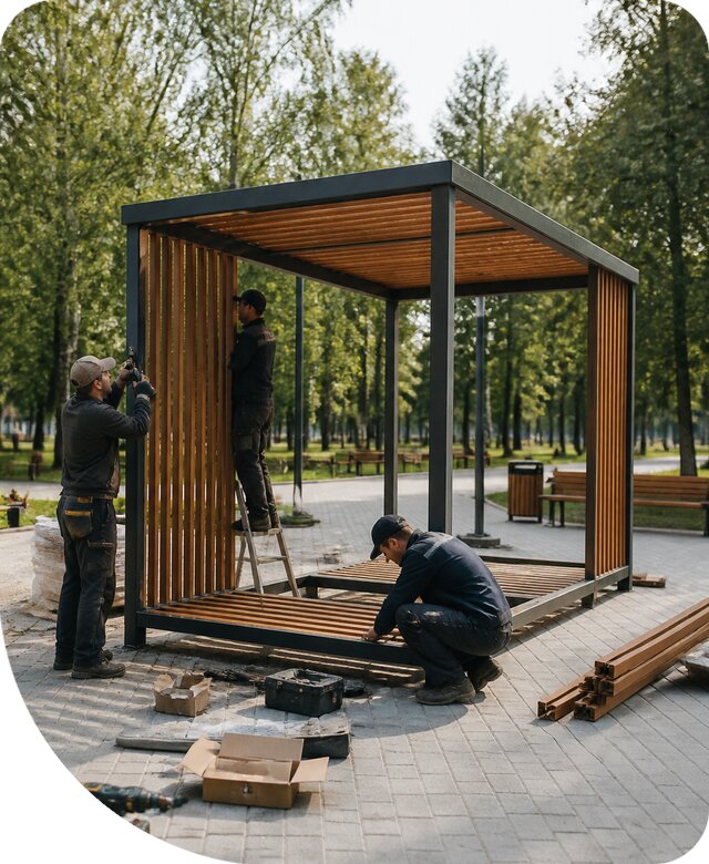 Изготовление и монтаж МАФ для парков под ключ в Петрозаводске